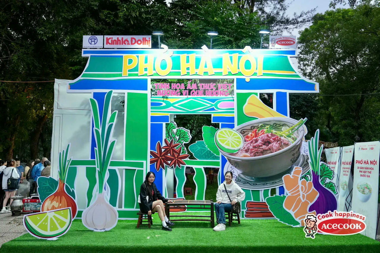 Phở là điểm nhấn tại Lễ hội. Ảnh: Duy Khánh.