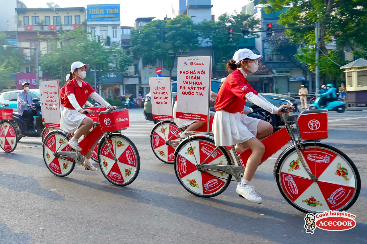 Hành trình roadshow quảng bá Phở Hà Nội xuất phát từ công viên Thống Nhất, đi qua các tuyến phố như: Trần Hưng Đạo, Quán Sứ, Điện Biên Phủ, Cửa Bắc, Tràng Tiền...