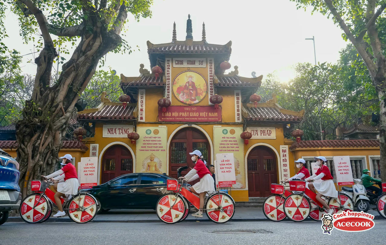 Hành trình roadshow quảng bá Phở Hà Nội đi qua nhiều cung đường đặc trưng tại Thủ đô Hà Nội.